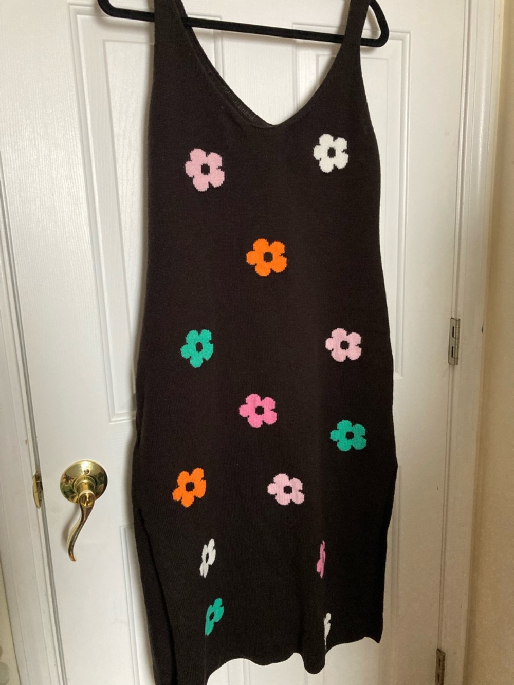 H&M Dark Brown Knit Sweater Dress